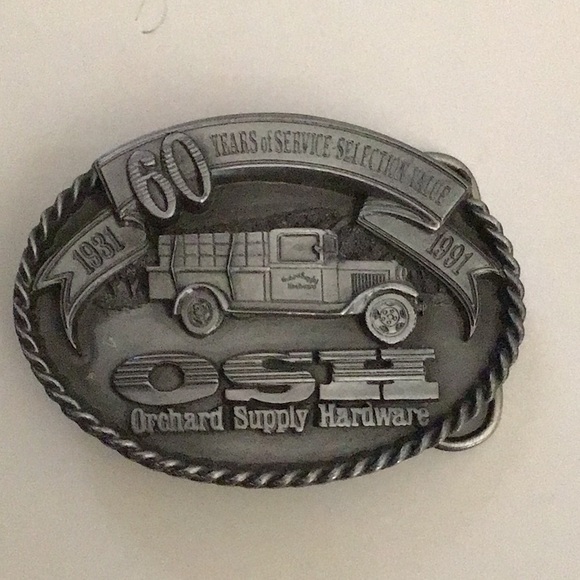 1991 Second Edition OSH 60 Years Belt Buckle - Picture 1 of 2